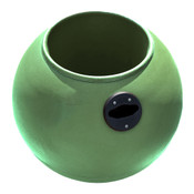 Green ball with vacuum holster